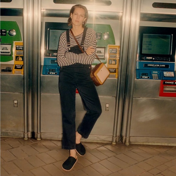 NWT Madewell Straight-leg Overalls in Lunar Wash - Picture 4 of 6